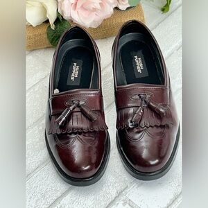 Hush Puppies Men's Dark Red Tassel Loafers